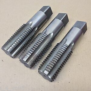 HSS 2" x 4.5 Tpi BSW Whitworth Taper, Second & Plug Hand Tap Set ET968