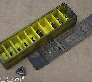 9x New Kennametal WOMX030204 P40 Carbide Inserts For Drilling CI590