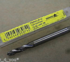 New Paradur HSS No. 10 x 32 Tpi UNF Spiral Flute Machine Tap ET1849