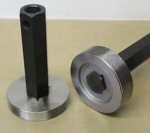 C G & T Co 3 1/2" x 16 Whitworth Form GO NOGO Screw Thread Plug Gauges ME1223