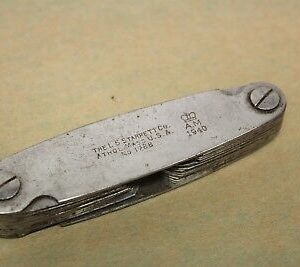 Vintage L.S Starrett & Co No. 178B 17/64" - 1/2" Radius Gauge