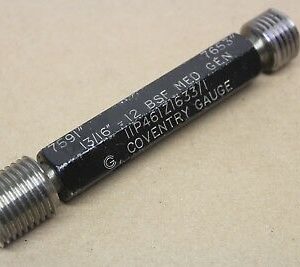 Coventry Gauge 13/16" x 12 Tpi BSF MED GO NOGO Screw Thread Plug Gauge ME1672