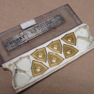 6x New KOMET W28 50010.0460 K2-8304-BK Carbide Inserts For Drilling CI809