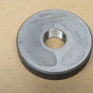 5/8" x 27 UNS 2A GO Screw Thread Ring Guage ME1995
