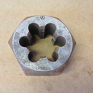 Triangle Brand 1 3/8" x 6 Tpi 2.56" Across Flats Die Nut Reduced Stock (v)