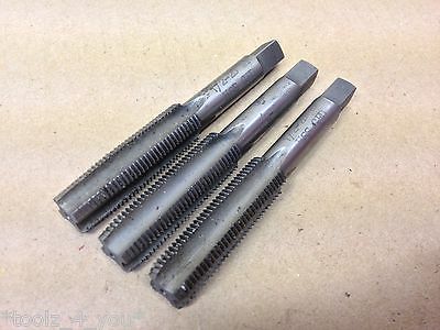 Clarkson HSS 1/2" x 20 Tpi WHITFORM Taper, Second & Plug Hand Tap Set ET648