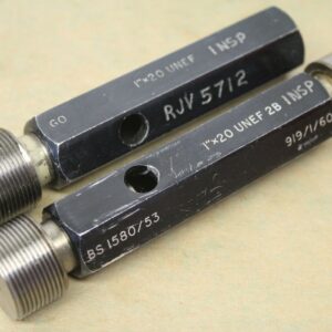 Headland 1" x 20 UNEF 2B GO NOGO & Core Screw Thread Plug Gauge ME1162