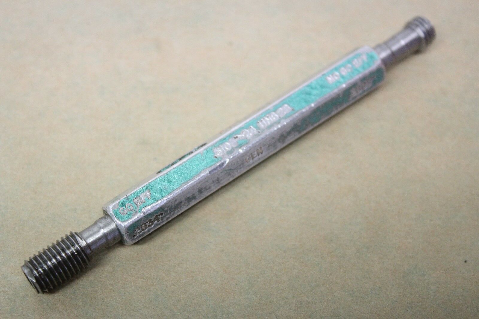 Harris .3105 x 24 UNS 2B GO NOGO Screw Thread Plug Gauge ME1167