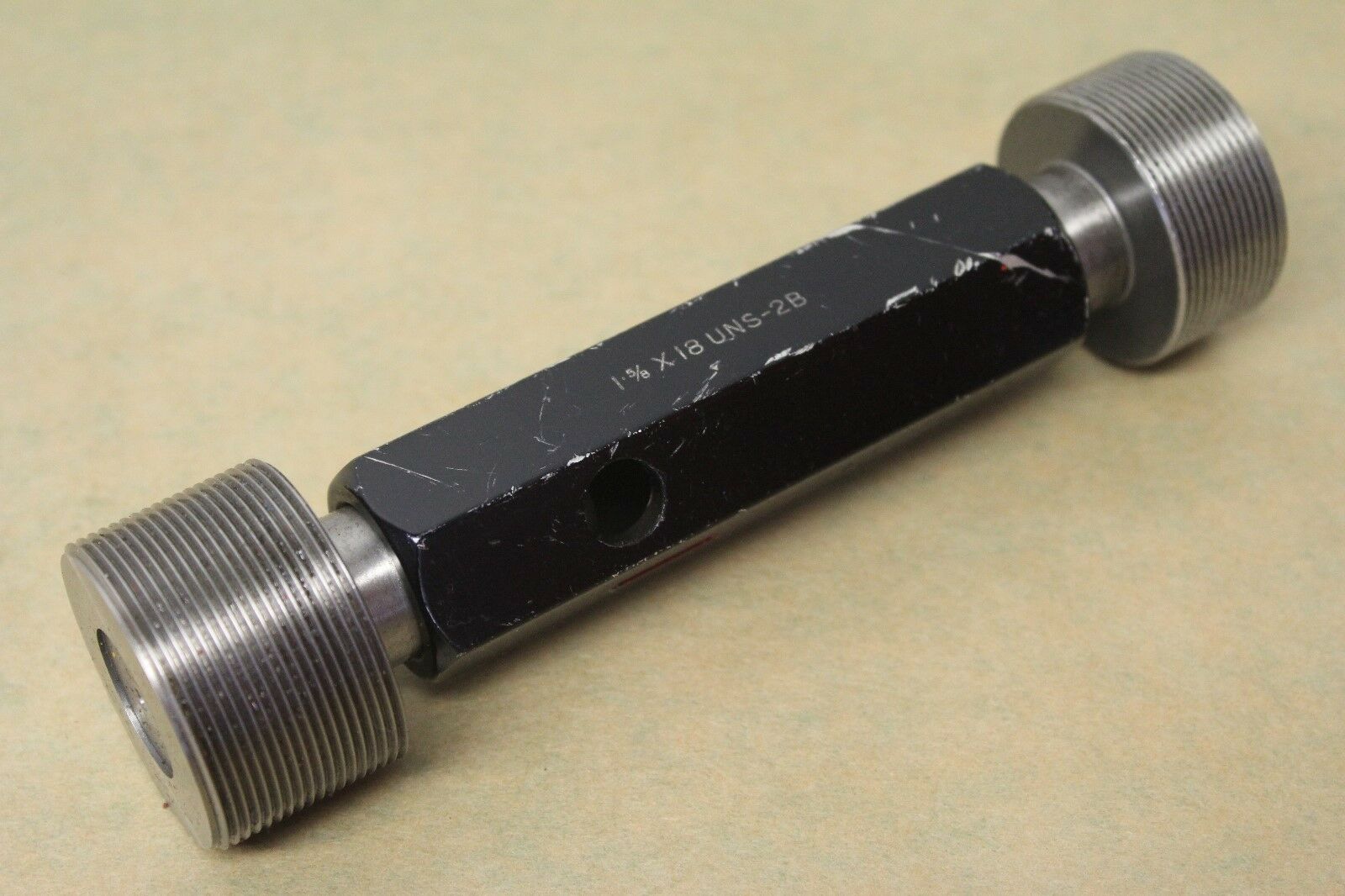 YPG 1 5/8" x 18 UNS 2B GO NOGO Screw Thread Plug Gauge ME1179