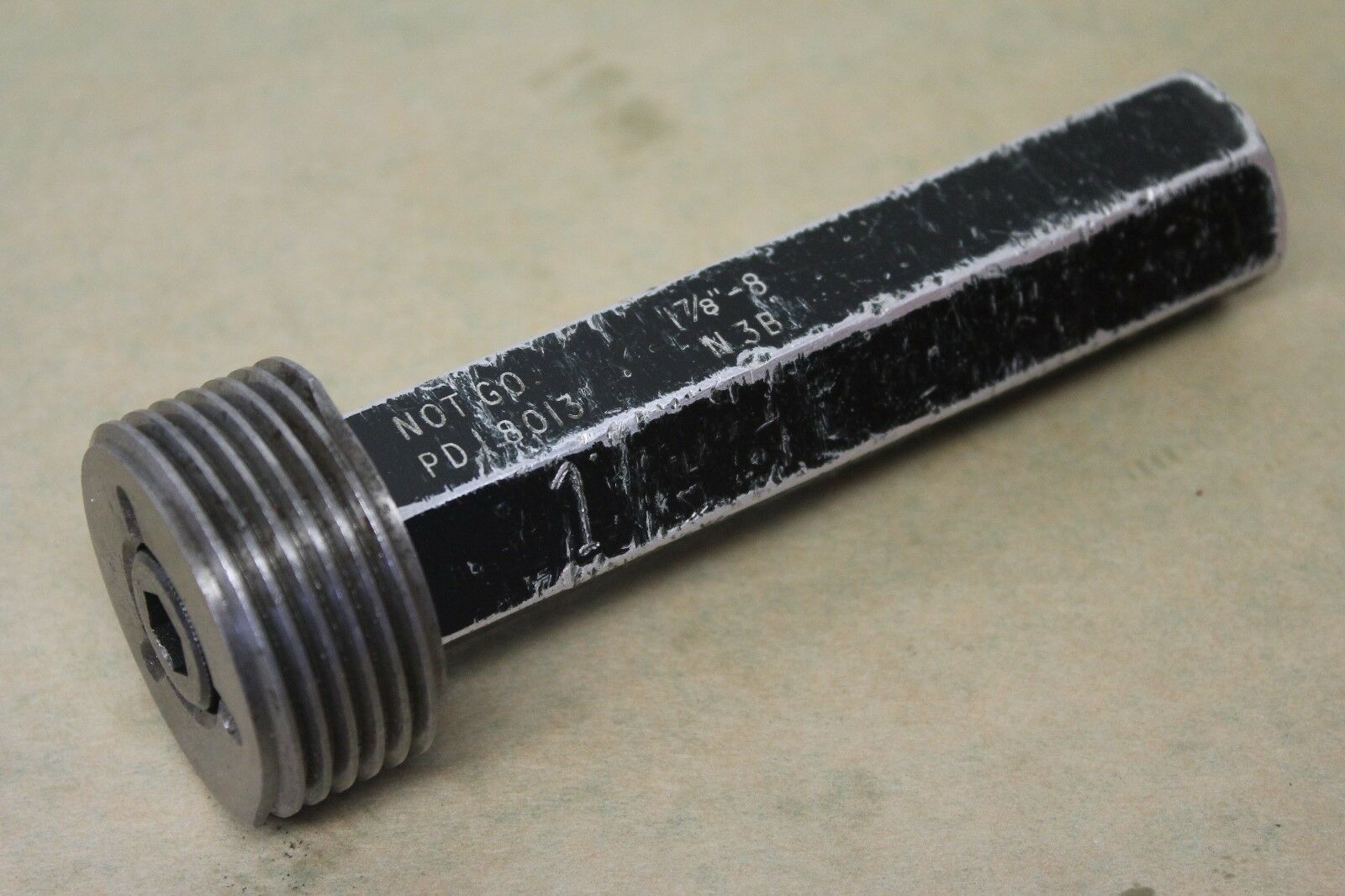 Horstmann 1 7/8" x 8 UN 2B NOGO Screw Thread Plug Gauge ME1198