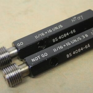 Headland 11/16" x 16 UNJS GO NOGO Screw Thread Plug Gauge ME1201