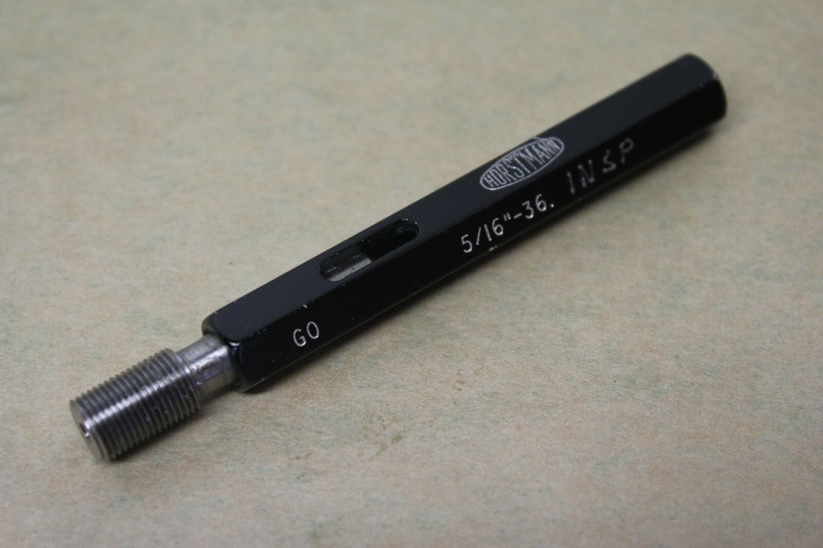 Horstmann 5/16" x 36 UNS 2B GO Screw Thread Plug Gauge ME1168