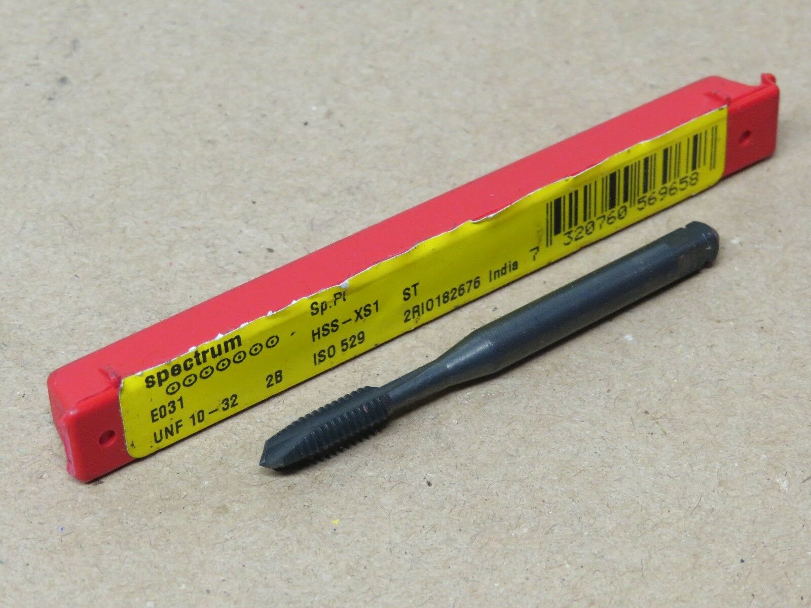 Dormer E031 No. 10 x 32 Tpi UNF HSS - XS1 Spiral Point SPECTRUM Machine Tap