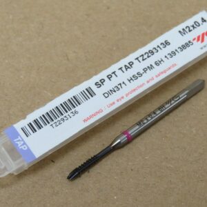 YG1 M2 x 0.4 Powder Metal Spiral Point TiAlN Coated Machine Taps for Titanium