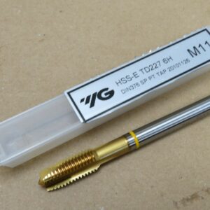 YG1 TD227 M11 x 1.5 HSS-E Power Metal TiN Coated Spiral Point Machine Tap