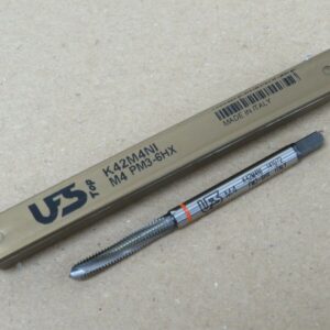 UFS M4 x 0.7 Powder Metal Spiral Flute TiCN Coated Machine Tap for Nickel Alloys