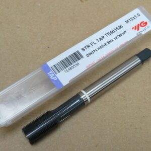 YG1 M12 x 1 Metric Fine HSSE Straight Flute Machine Tap for Cast Iron