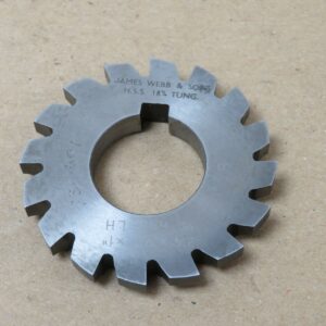 James Webb & Son 2 1/4" x 5/16" x 1/8" Rad LH 1" Keyed Bore Milling Cutter MC996