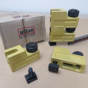 4x Miksan MK1021 Slimline Combo Clamp Bottom Support, 65mm Hight Riser Block
