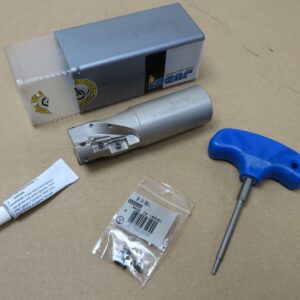 ISCAR 3M AXK D32-36-3-W32-13 Heavy Duty Extended Flute Indexable Insert End Mill