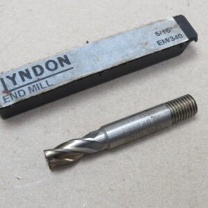 Lyndon EM/340 5/16" 4 Flute HSCo Screw Shank End Mill MC1121