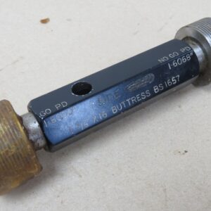 Coventry Gauge 1 5/8" x 16 BUTTRESS BS1657 GO NOGO Thread Plug Gauge ME3909