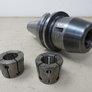 ACCULOK Collet Chuck With 3x Collets Screw Shank Milling Cutter Holder RED2