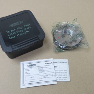 Insize M33 x 3.5 NOGO RING GAUGE 6g New In Box 4120-33N BLA2