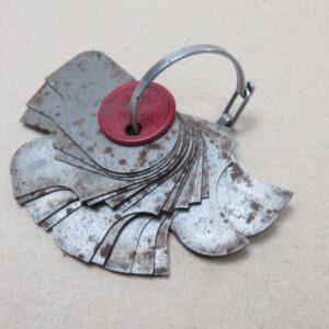 Moore & Wright No.204A Imperial Radius Gauges 9/32" - 33/64" ME4155