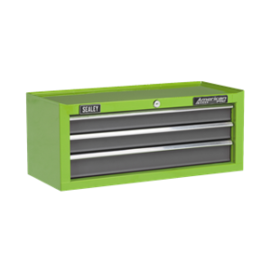 American PRO® Mid-Box Tool Chest 3 Drawer - Green/Grey