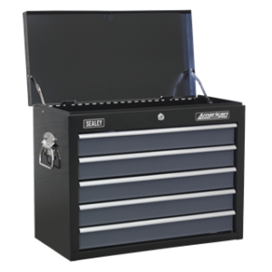 American PRO® Topchest 5 Drawer - Black/Grey