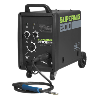 Professional MIG Welder with Binzel® Euro Torch 200A 230V