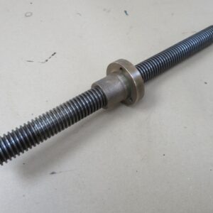 Lead Screw & Nut For Milling Machine Knee 1 1/4" x 5 Tpi Square Thread