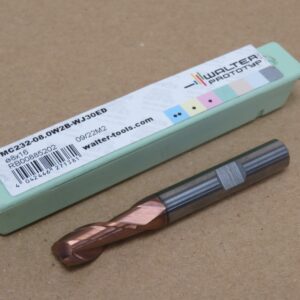 Walter 8mm 2 Flute Solid Carbide Slot Drill AlCrSiN Coated