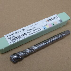 Walter M12 X 1.25 PARADUR SPIRAL FLUTE MACHINE TAP P21569