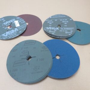 Bibielle & Norton 180mm Aliminium Oxide Fibre Discs Job Lot Qty 24