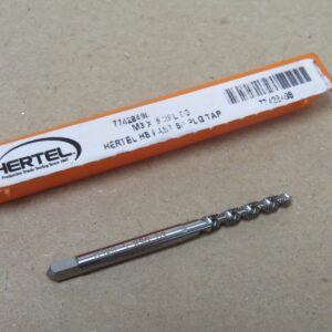 Hertel M3 x 0.5 HSS 52? Fast Spiral Fluted Plug Tap 2903