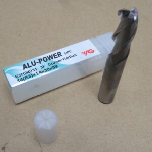 14mm 3 Flute Alu-Power HPC Lapped Carbide Corner Radius Slot Drill
