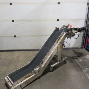 Virginio Nastri Z Shaped Conveyor CBD18 3 Phase In Working Order 360mm Wide Belt